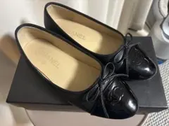 CHANEL バレエシューズ ブラック ココマークのサムネイル
