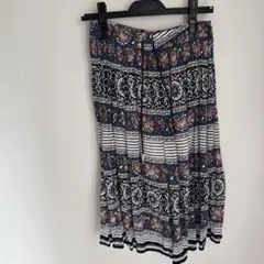 エスニック柄 ロングスカート