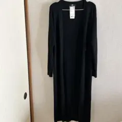 UNIQLO メリノブレンドリブロング カーディガン L