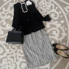 新品あり☆ナチュラルビューティーベーシックジャケットB:MING スカートセット