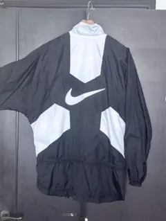 Nike ナイロンジャケット ブラック/ホワイト　1990s