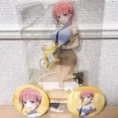 中野一花 ギター演奏ver. 特大アクリルスタンド 五等分の花嫁 缶バッジ2種類