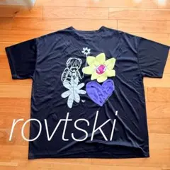 【rovtski AFYF】ロフトスキー クマと花のTシャツ フリーサイズ 新品のサムネイル