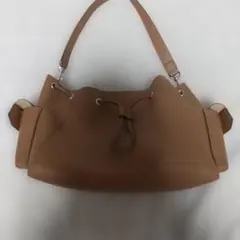 リヴドロワ美品2ウェイサイドポケット巾着 ショルダーブラウンのサムネイル