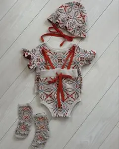 美品】MABLI GWENDOLENROMPER ロンパース ボンネット18 - メルカリ