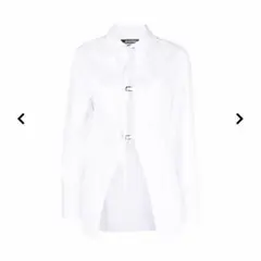 極美品】タグ付き JACQUEMUS ジャクムス アシンメトリーロングシャツ 