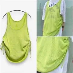 【BEAMS BOY】ビームスボーイ フィッシュネット タンクトップ 22SSのサムネイル