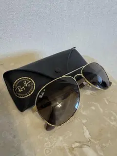 Ray-Ban サングラス ゴールドフレーム 偏光レンズのサムネイル