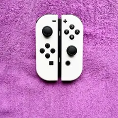 ジョイコンJoy-Con 純正 ホワイト 左右セット2u8-r【スティック新品】