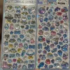 宇宙・海洋テーマのキャラクターシールセット