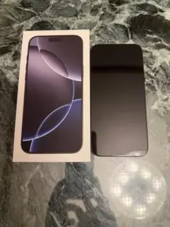 【値下げ交渉OK】iPhone16promax 256GBブラックチタニウム