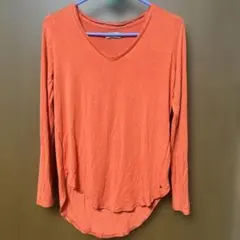 美品 Abercrombie ＆ Fitch オレンジ ロンTのサムネイル