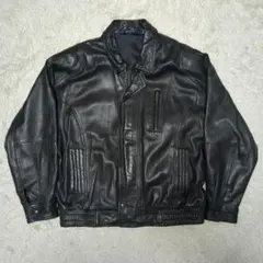 古着 Rotary Group レザージャケット ライダース ラムレザー 48