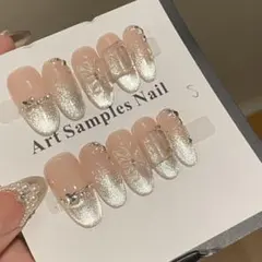 ラメグラデーションネイルチップ Sサイズ 10個入り