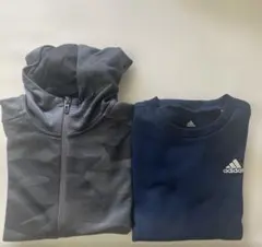 【adidas】パーカー＆トレーナー2枚セット