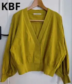 KBF イエロー バルーンスリーブカーディガンのサムネイル