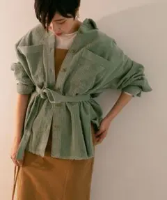 KBF ケービーエフ コーデュロイシャツジャケット グリーンのサムネイル