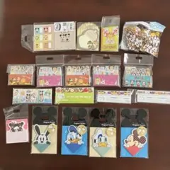 (10-13)ミッキーと仲間たち 付箋セット18点