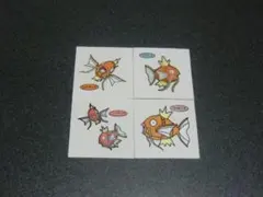 コイキング　４枚セット　ポケモン　デコキャラシール　第一パン
