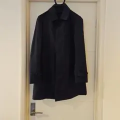 SHIPS ネイビー ステンカラーコート Mサイズのサムネイル