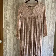 フラワープリント チュニック