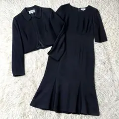 専用】ユキトリイ ♡ ジャケット ワンピース 濃紺 ネイビー お受験