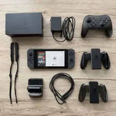 Nintendo Switch グレー 本体 他周辺機器セット HAC-001