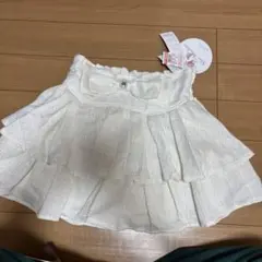 フリルホワイトショートパンツ Mサイズ