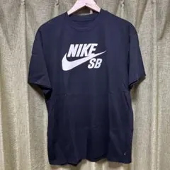 NIKE SB ロゴプリント Tシャツ 黒 白