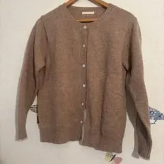 stadio clip カーディガン ベージュ