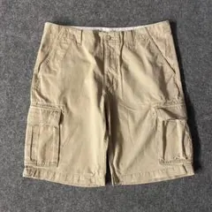 Eddie Bauer カーゴ　ショートパンツ　アメカジ　ワーク　古着　カーキのサムネイル