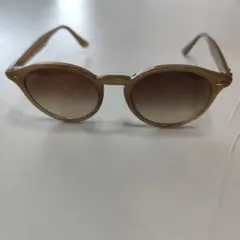 Ray-Ban ラウンドサングラス ベージュ