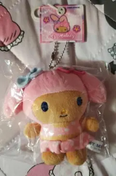 サンリオ　マイメロディ　ナイトパーティー　日焼け　マスコット　キーホルダー