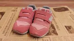 new balance　スニーカー　ピンク　14.5センチ