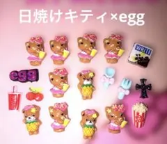ネイルパーツ♡日焼けキテ　サンリオ　ハローキティー