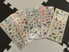 ボンボンドロップシール 海洋動物 5枚セット
