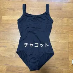 M チャコット　バレエ レオタード ブラック ギャザありのサムネイル