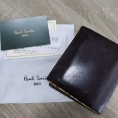 Paul Smith 二つ折り財布 ダークブラウン　ジャンク品