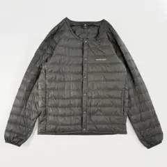 montbell モンベル スペリオダウン ラウンドネック ジャケット カーキS