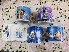 ディズニーキャラクター ディズニーリゾート周年マグとソーサーセット