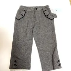 ルイシャンタン　グレー クロップドパンツ ポケット付き