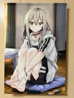 d*2様 桃豆こまもち B2タペストリー - メルカリ