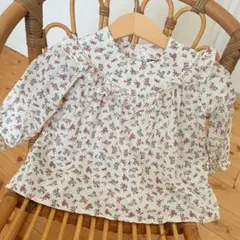 BONTON ボントン　花柄ブラウス　18m