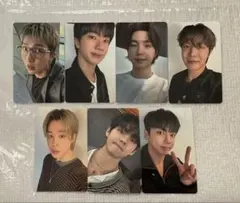 BTS　トレカ　特典　weverse　7枚コンプ　＋　集合　フォトカードホルダー BTS weverse Japan 特典 ランダムトレカ コンプリートセット - メルカリ