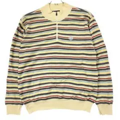 美品 Munsing wear ハーフジップニット セーター メンズM