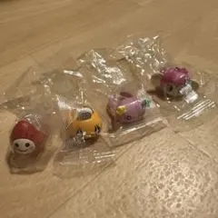 ナルミヤキャラクターズ・たまごっち ぷくっとリング 4つセット