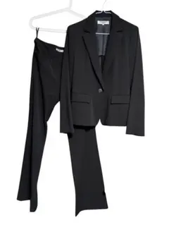 ナチュラルビューティーベーシック ブラック ビジネススーツ パンツ L