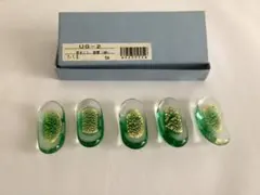 たち吉　箸置き5個セットガラス製