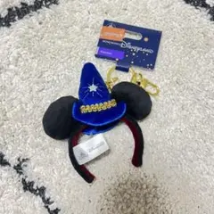 香港ディズニー　カチューシャキーホルダー