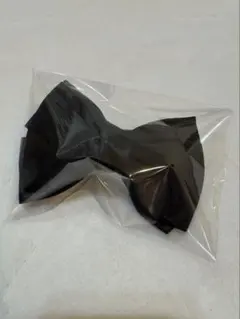 黒リボン バレッタ